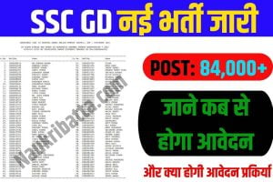 SSC GD New Vacancy