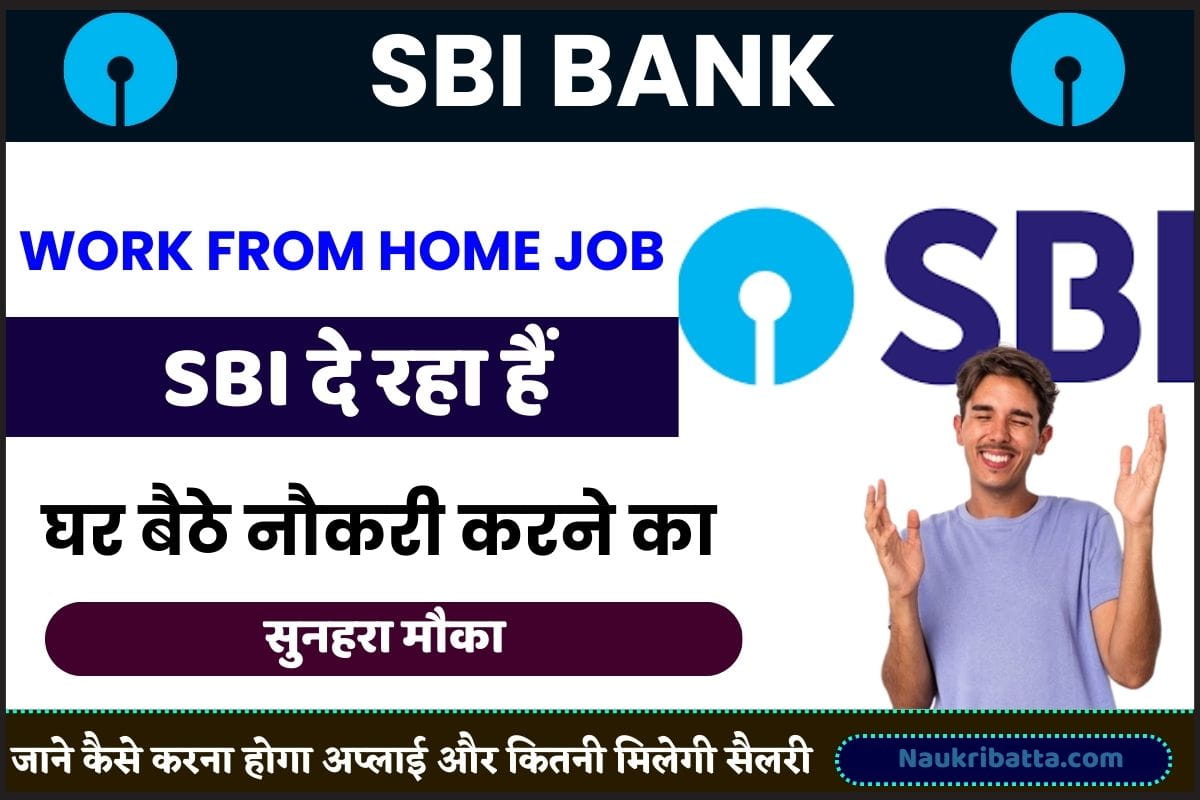 SBI Online Work From Home Job