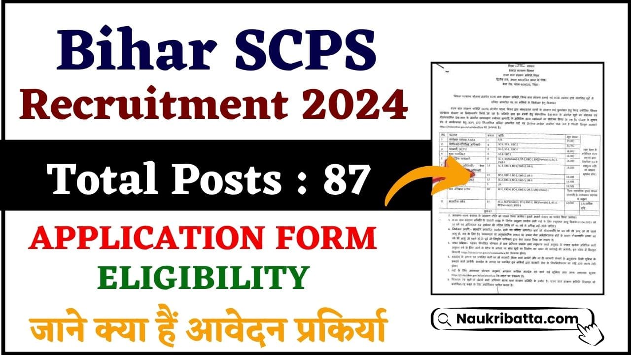 Bihar SCPS Vacancy
